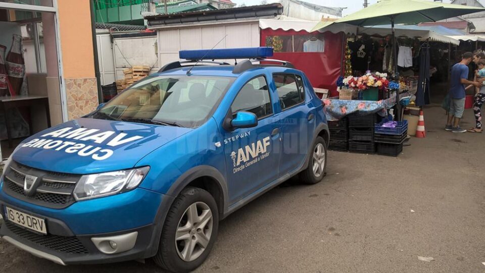 Un nou control ANAF în Piața Mare, spre disperarea comercianților