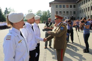 Ceremonie solemnă la final de an școlar, la Colegiul Național Militar „Ștefan cel Mare”