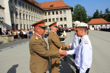 Ceremonie solemnă la final de an școlar, la Colegiul Național Militar „Ștefan cel Mare”