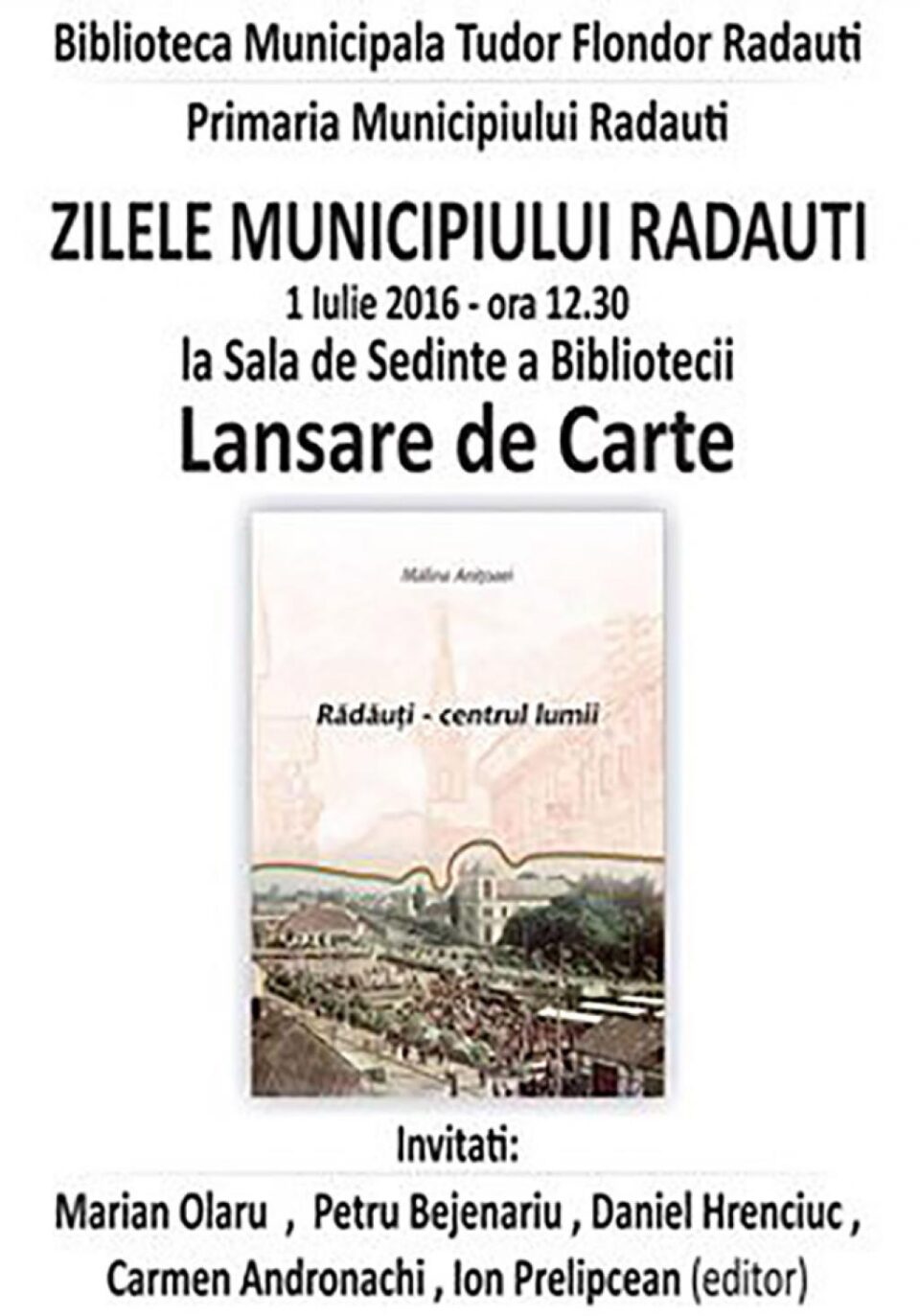 „Rădăuți - centrul lumii”