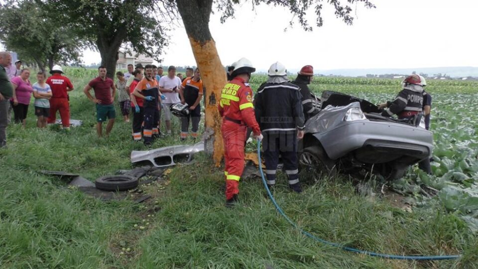Un tânăr și-a pierdut viața într-un grav accident la Milișăuți