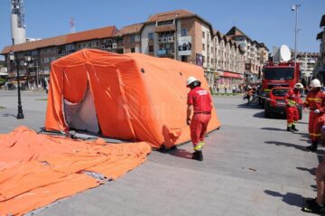 Peste 200 de salvatori și-au testat pregătirea în cazul unui dezastru, în centrul Sucevei