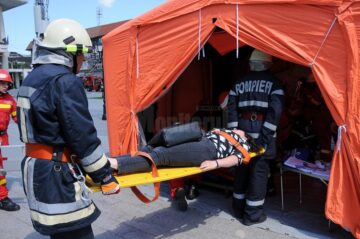 Peste 200 de salvatori și-au testat pregătirea în cazul unui dezastru, în centrul Sucevei