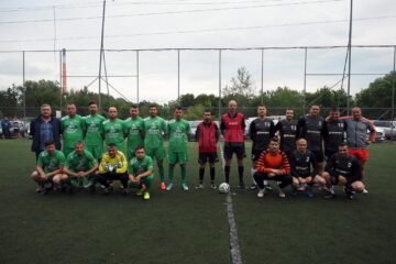 Formațiile Crama cu Ștaif și Inter Conti înaintea meciului care a decis campioana