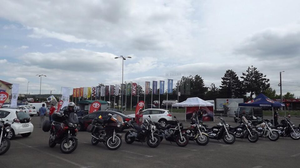 Motocicliști din toată țara, astăzi, în parcarea Shopping City Suceava