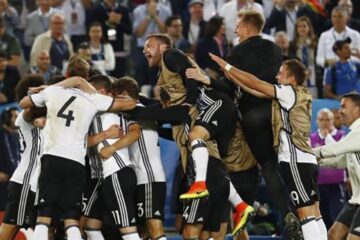 Pentru prima oară în istorie, Germania a eliminat Italia la un turneu final, după 9 încercări Foto: digisport.ro