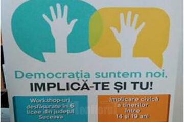Democrația suntem noi, implică-te și tu!