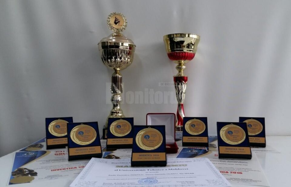 Două trofee și opt medalii de aur pentru invențiile universitarilor suceveni, la INVENTICA