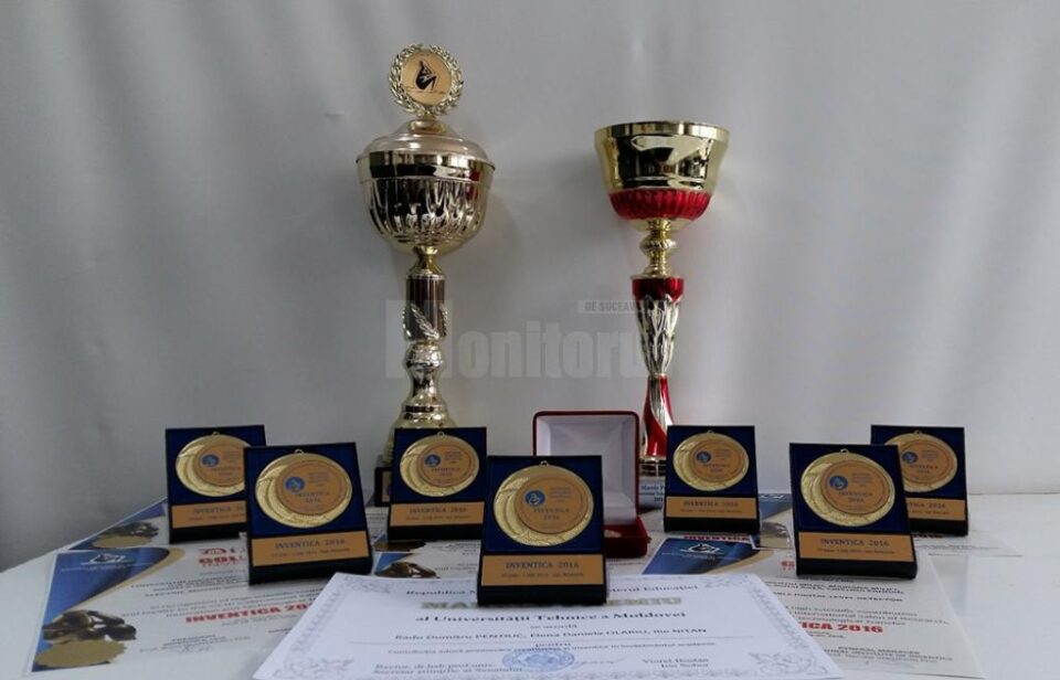 Două trofee și opt medalii de aur pentru invențiile universitarilor suceveni