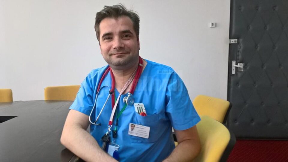 Dr. Radu Moisei, la Spitalul de Urgență Suceava