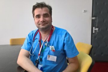 Dr. Radu Moisei, la Spitalul de Urgență Suceava