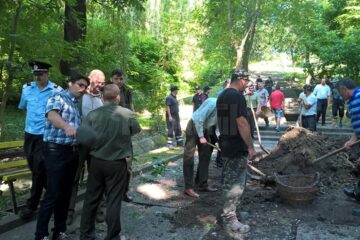 Acțiune de igienizare în Parcul Șipote