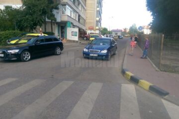 Autoturismul lăsat pe contrasens