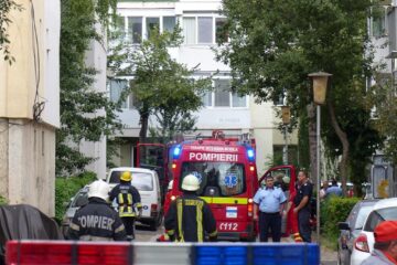 Salvatorii au monitorizat zona și au asigurat măsurile PSI pe toată perioada în care lucrătorii E.ON au efectuat lucrări pentru remedierea problemelor constatate