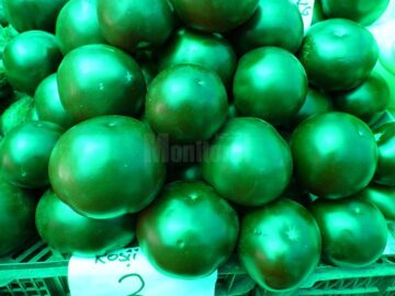 Cupola verde care distorsionează culoarea legumelor în Piața Centrală a Sucevei va fi schimbată