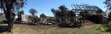 Ce a mai rămas după puternicul incendiu