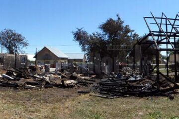 Ce a mai rămas după puternicul incendiu