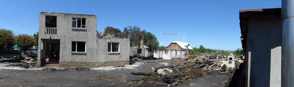 Dezastrul lăsat în urmă de incendiu