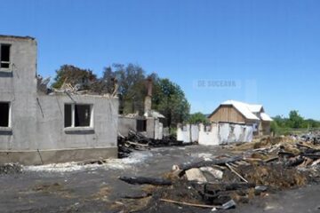 Dezastrul lăsat în urmă de incendiu