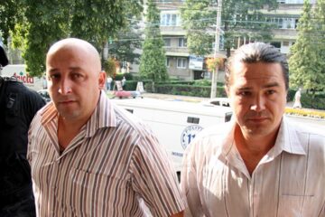 Constantin Nistor, alias „Copilu” (dreapta)