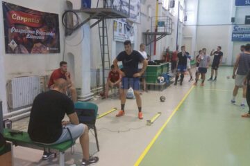 Handbaliștii suceveni au dat teste cu preparatorul fizic al clubului Dinamo București, Radu Vasilcan