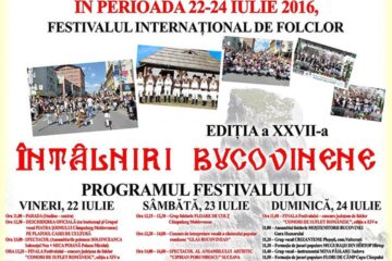 Cea de-a XXVII-a ediție a Festivalului Internațional de Folclor „Întâlniri Bucovinene”