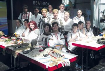 Delegația din Suceava în costume naționale la Augsburg. Foto Florian Pittroff - BSZ