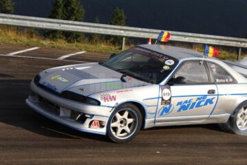 Spectacol auto extrem, pe culmile Rarăului, la singura etapă de drift pe traseu montan din România