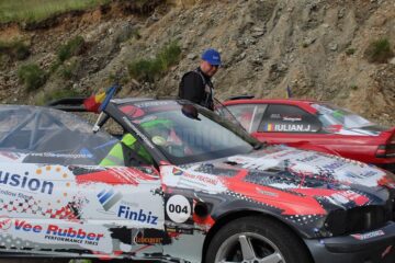 Spectacol auto extrem, pe culmile Rarăului, la singura etapă de drift pe traseu montan din România