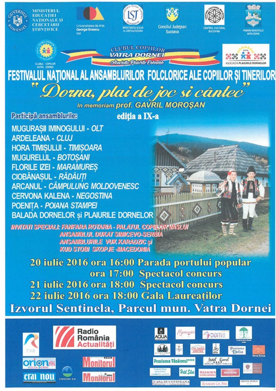 Festivalul Dorna plai de joc și cântec