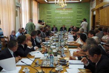 Ședința de ieri a deliberativului județean