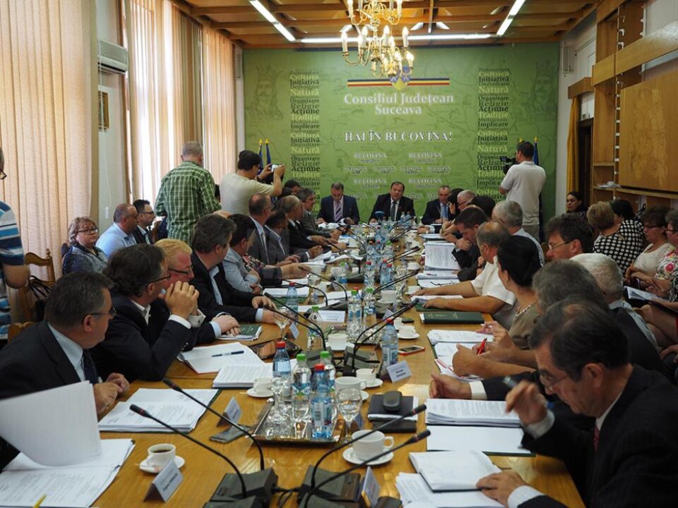 Ședința de ieri a deliberativului județean