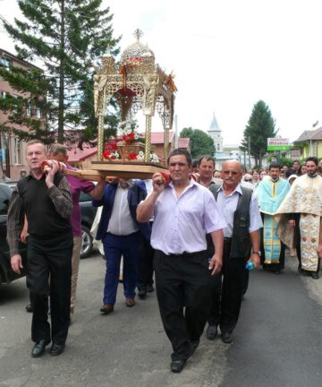 Procesiune de Sfântul Ilie, la Fălticeni
