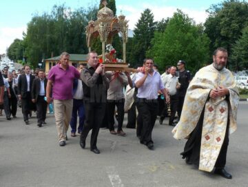 Procesiune de Sfântul Ilie, la Fălticeni