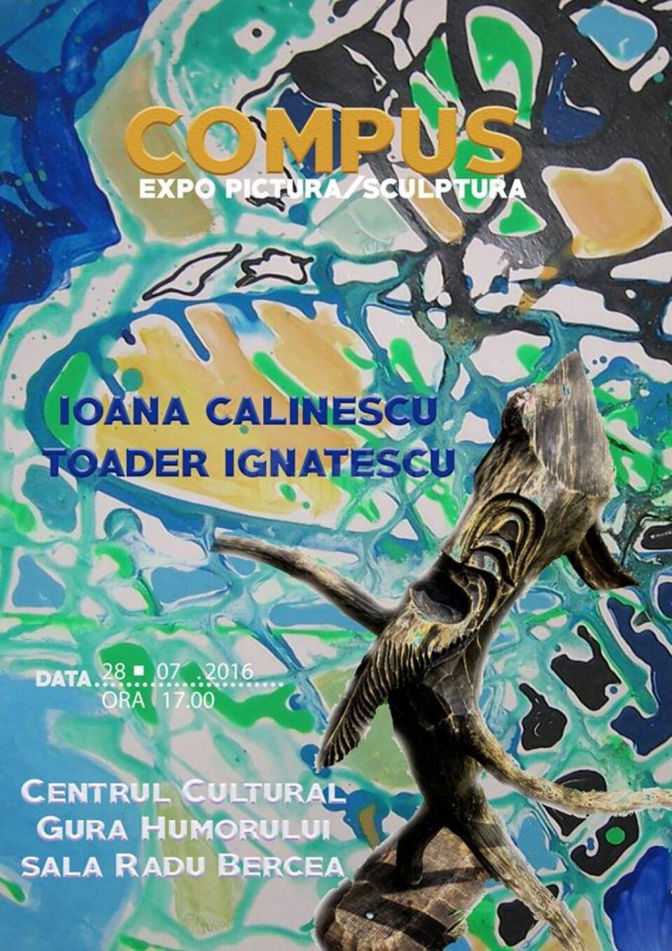 Expoziția de pictură și sculptură „Compus”, la Gura Humorului