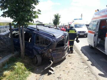 Oboseala la volan a făcut victime și a distrus trei mașini la Capu Codrului