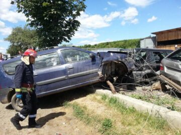 Oboseala la volan a făcut victime și a distrus trei mașini la Capu Codrului