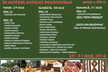 Târgul Meșterilor Populari, ediția a XXI-a, la Muzeul Satului Bucovinean