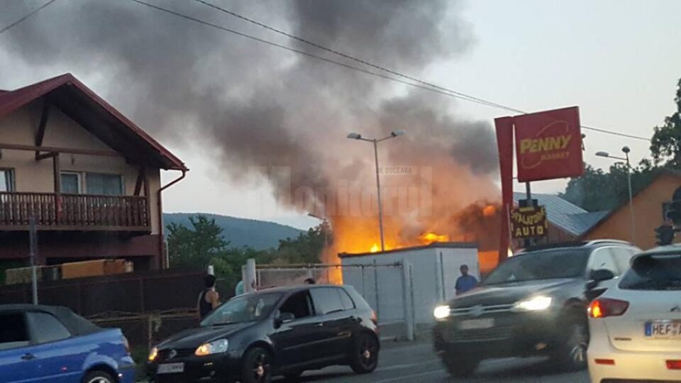 Incendiu la o gospodărie din Gura Humorului