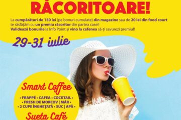 Câștigă premii răcoritoare, la Shopping City Suceava!