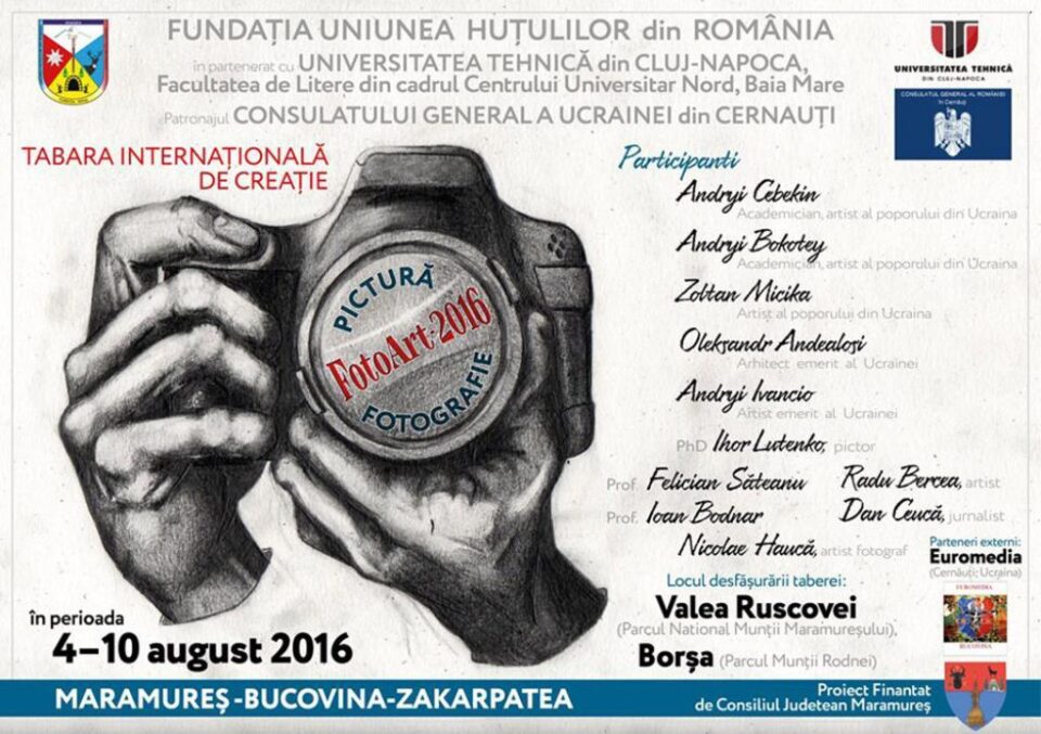 Doi artiști plastici suceveni, invitați în Tabăra Internațională de Creație „Foto Art 2016”