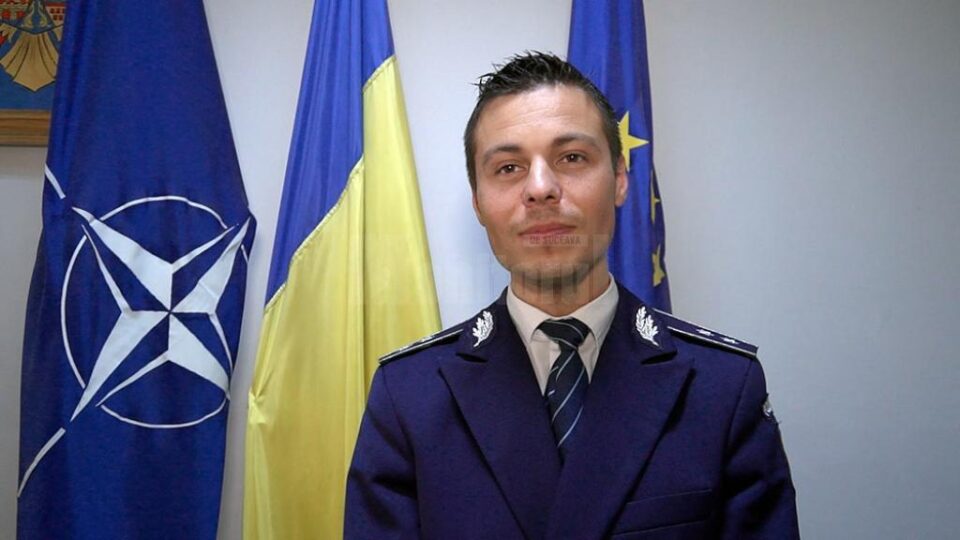 Comisarul Ionuț Epureanu, purtătorul de cuvânt al IPJ Suceava
