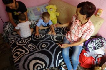 Acțiune de ajutor pentru o mamă bolnavă si cei șase copii ai săi