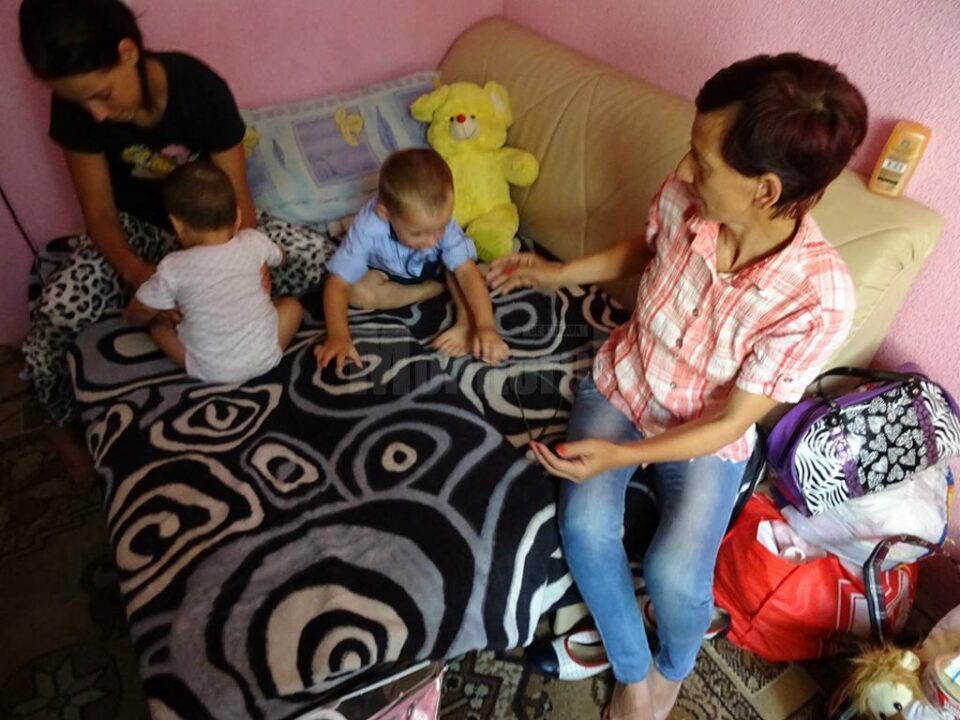 Acțiune de ajutor pentru o mamă bolnavă si cei șase copii ai săi