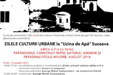Zilele Culturii Urbane la „Uzina de Apă” Suceava