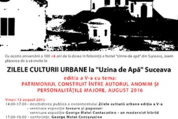 Zilele Culturii Urbane la „Uzina de Apă” Suceava
