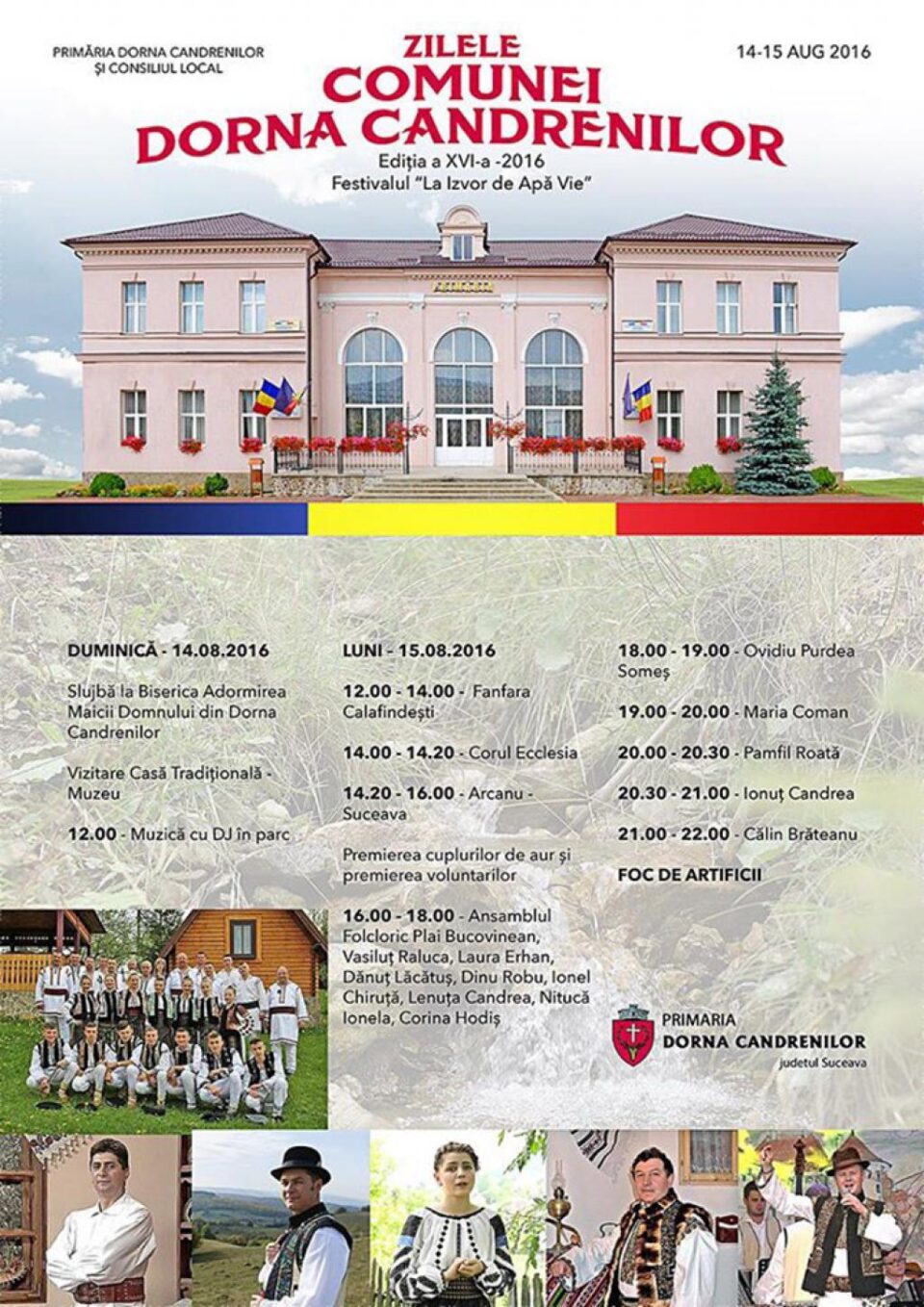 Zilele Comunei Dorna Candrenilor și Festivalul „La izvor de apă vie”