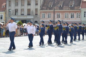 Delia Adelina Bahnovei este șefa promoției 2016 a Academiei Forțelor Aeriene „Henri Coandă” Brașov Sursa foto: Academia Forțelor Aeriene "Henri Coandă"