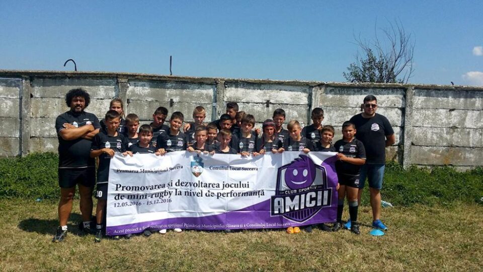 Clubul Sportiv Amicii Suceava a debutat la Campionatul Național de Minirugby la două categorii de vârstă