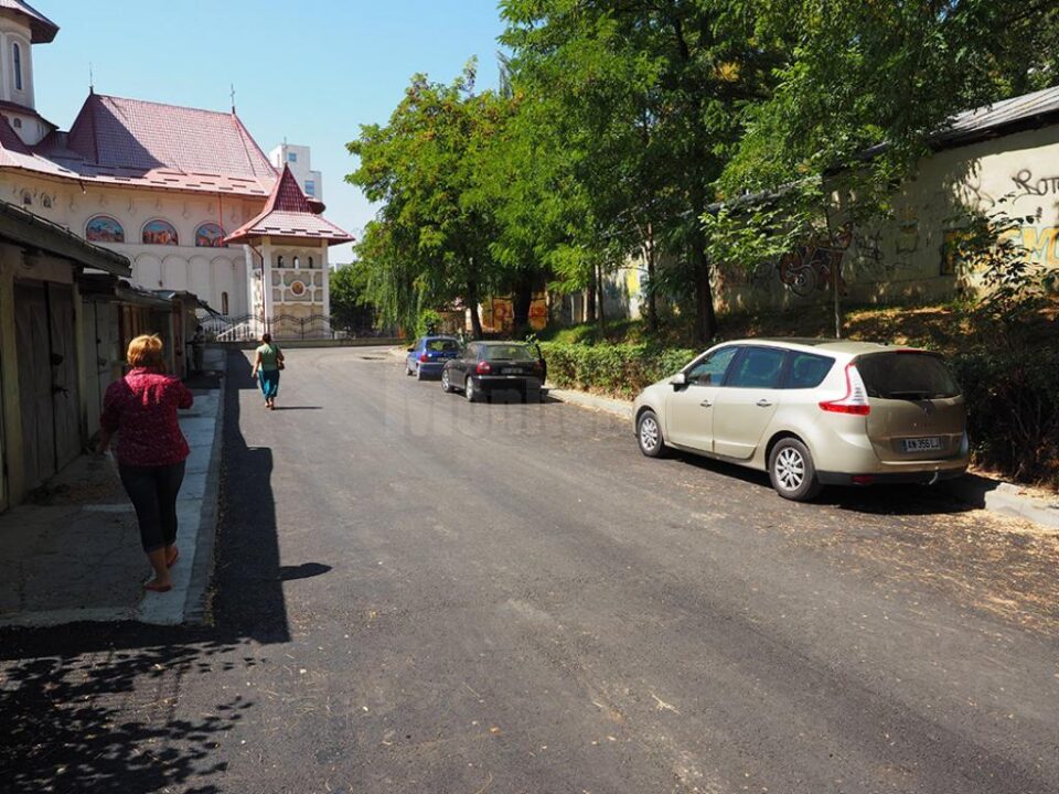 Strada Leca Morariu, refăcută cu covor asfaltic pe o porțiune de 800 mp